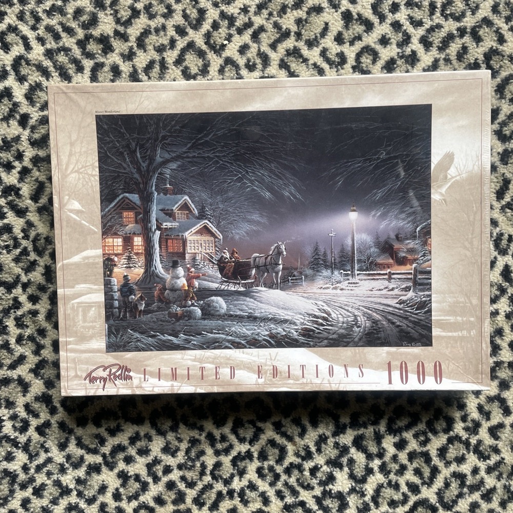 Terry‎ Redlin Limited Edition 1000 PC Jigsaw Puzzle Winter Wonderland NEW Sealed